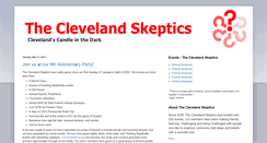 Desktop Screenshot of clevelandskeptics.org