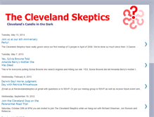 Tablet Screenshot of clevelandskeptics.org